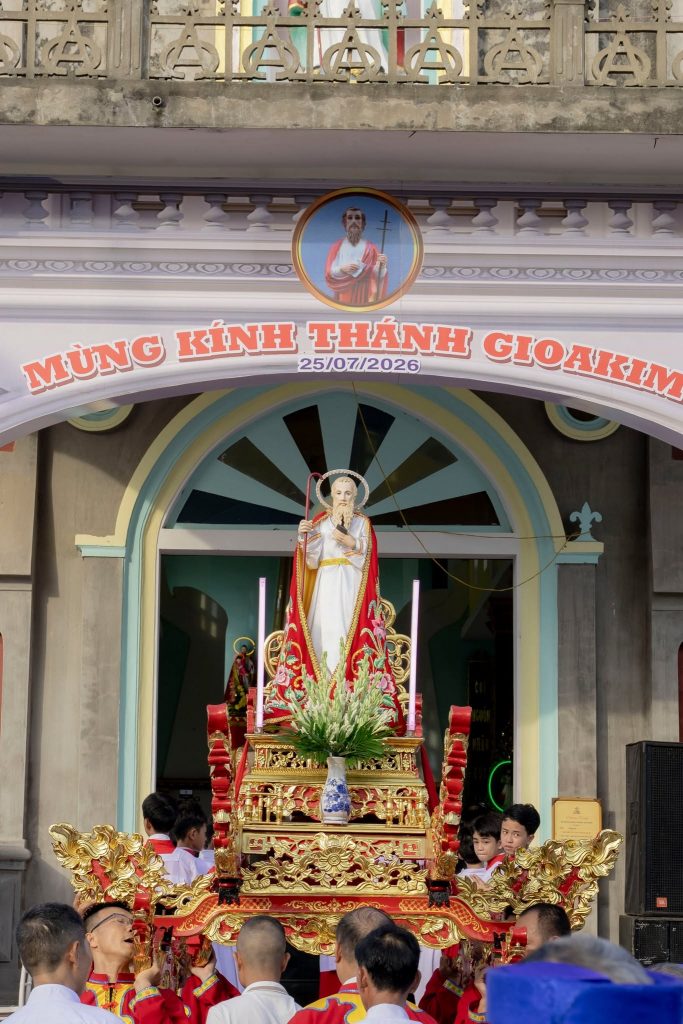 Giáo họ Đắc Sở mừng kính Thánh Gioakim Quan Thầy