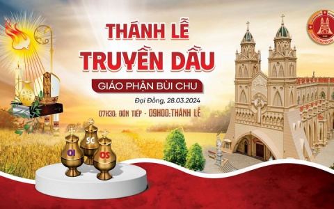 Chương trình Lễ Truyền dầu Gp. Bùi Chu 2024