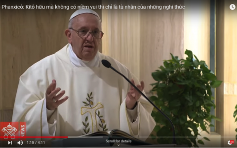 ĐTC: Người Ki-tô hữu sống vui tươi