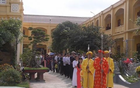 Gx. Hạc Châu hành hương Năm Thánh