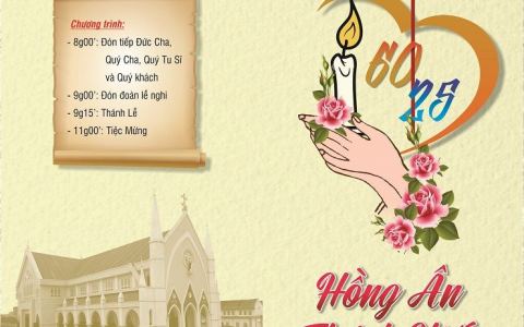 Dòng Đaminh BC: Thiệp mời Thánh lễ khấn dòng