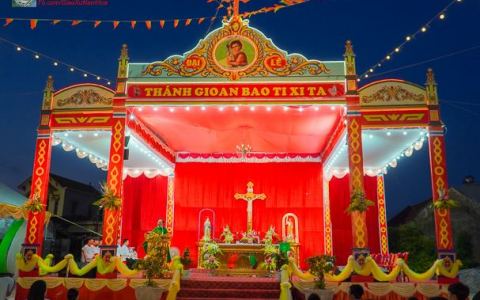 Giáo họ An Hoà, Nam Hoà mừng quan thầy