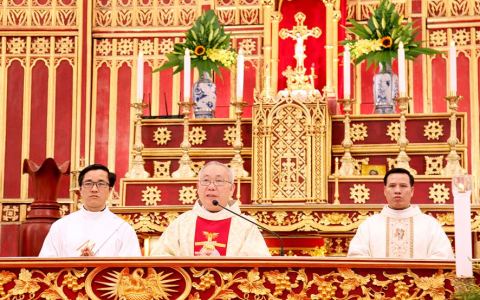 Phú Nhai: 96 thiếu nhi được rước lễ lần đầu
