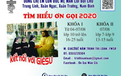 Thông tin ngày tìm hiểu Ơn gọi Mân Côi