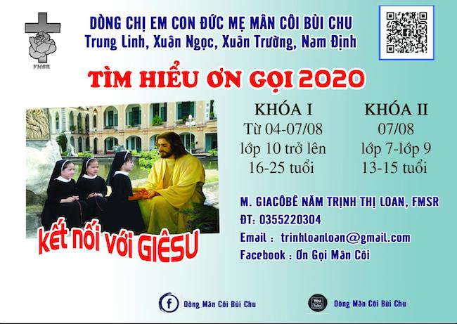 Thông tin ngày tìm hiểu Ơn gọi Mân Côi