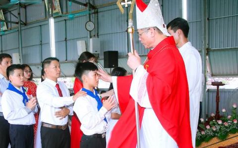 Trung Lao: Niềm vui ngày 319 em lãnh nhận Ấn tín