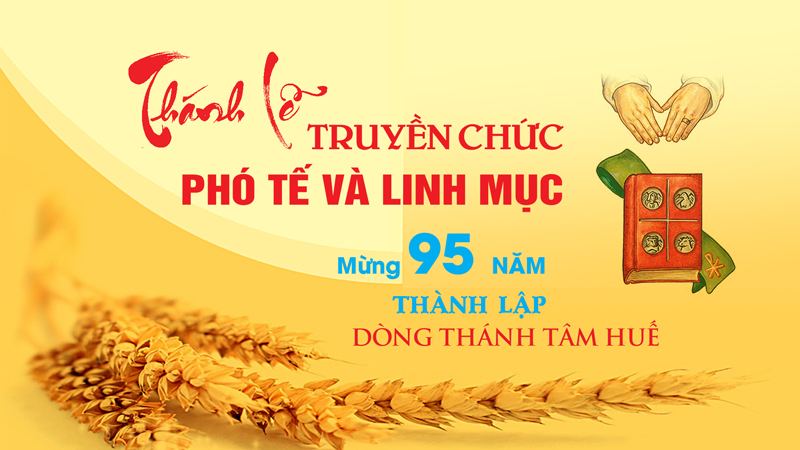 Thiệp mời hiệp dâng thánh lễ phong chức...