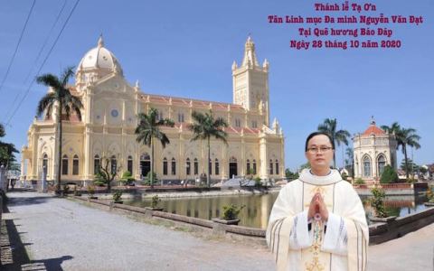 Báo Đáp mừng cha mới Đaminh Nguyễn Văn Đạt