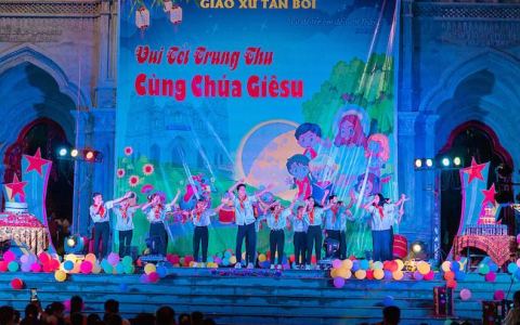 Thiếu nhi Tân Bồi vui Tết Trung Thu