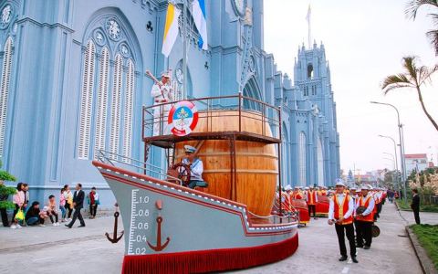 Hình ảnh lễ Đức Mẹ Vô Nhiễm