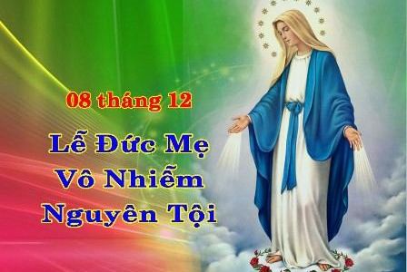 Chương trình Đại lễ Mẹ Vô Nhiễm