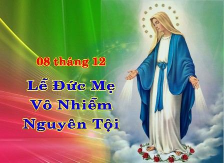 Chương trình Đại lễ Mẹ Vô Nhiễm
