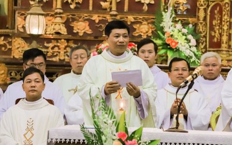 Xứ Giáo Lạc đón cha xứ mới
