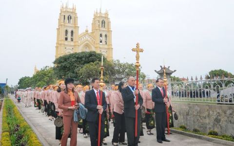 Họ Lục Thủy, xứ Phú Thọ mừng công nhà thờ