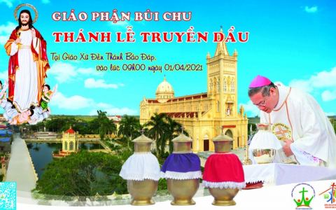Báo Đáp đăng cai Thánh lễ Truyền Dầu 2021