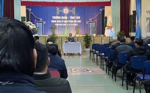 Quý cha Bùi Chu thường huấn tháng 03/2021