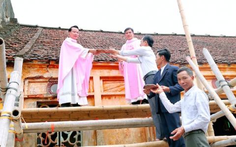 Thánh lễ hạ giải nhà thờ gx Trùng Phương