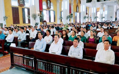 Quý chức HĐMV hạt Bùi Chu tĩnh tâm
