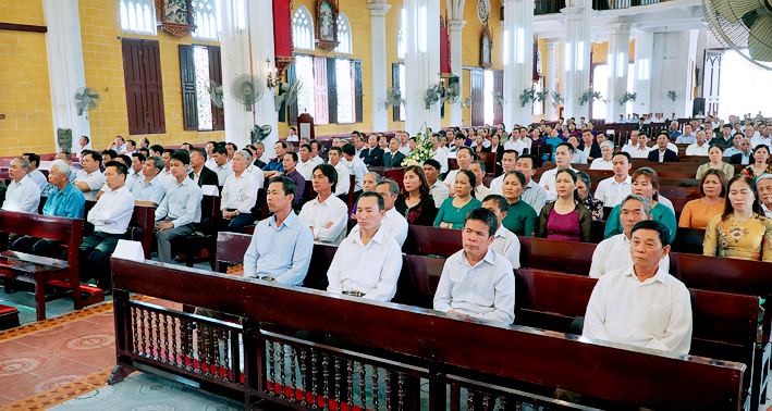Quý chức HĐMV hạt Bùi Chu tĩnh tâm