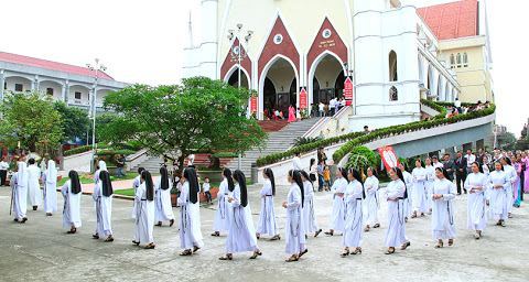 Thiệp mời lễ khấn dòng Đaminh Bùi Chu