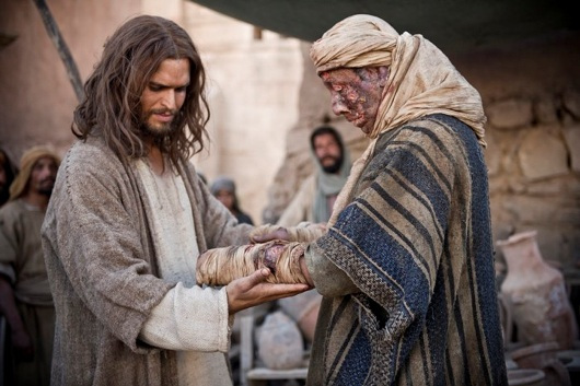 jesus heals leper