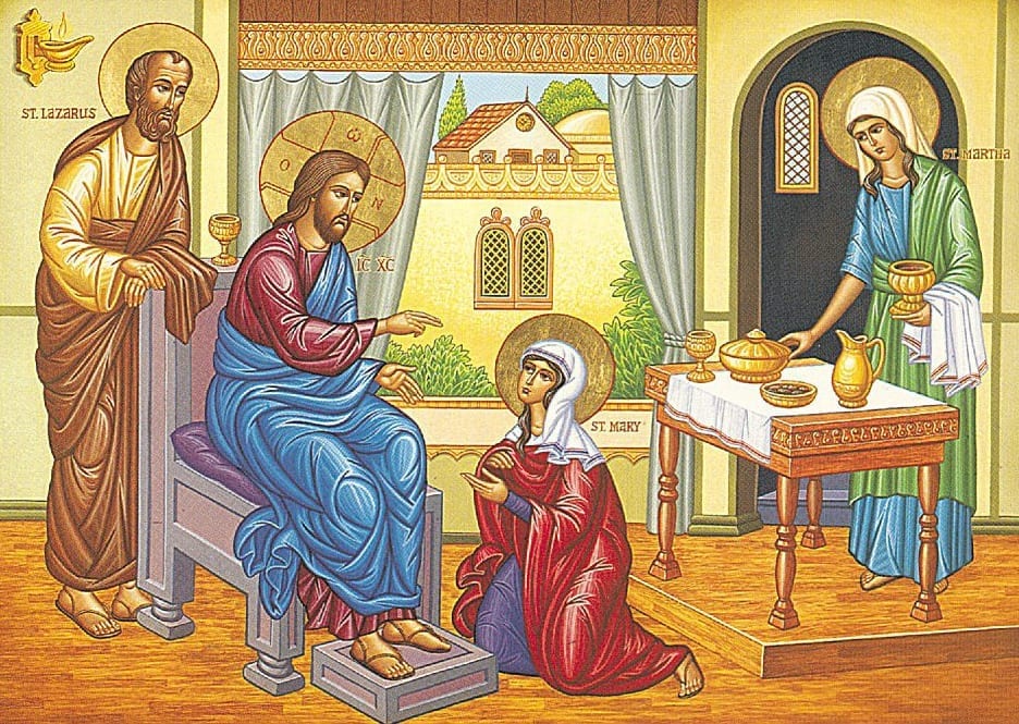 martha mary and lazarus