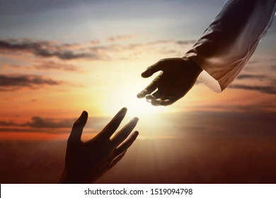 jesus christ giving helping hand 260nw 1519094798