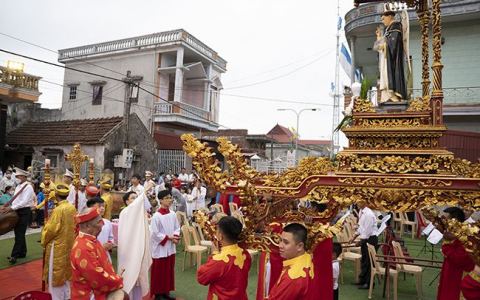 Giáo họ Vinhsơn mừng bổn mạng