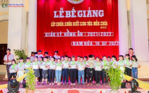 Xứ đoàn Đaminh Savio – Nam Hoà bế giảng Năm học