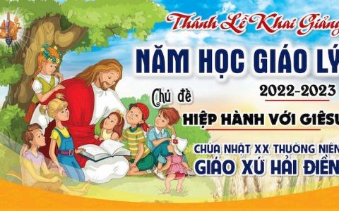 Hải Điền khai giảng năm học Giáo Lý 2022