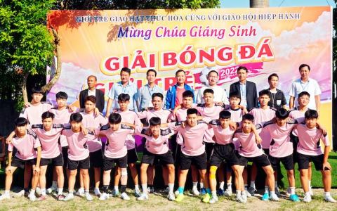 Giáo hạt Thức Hóa khai mạc giải bóng đá Hiệp hành