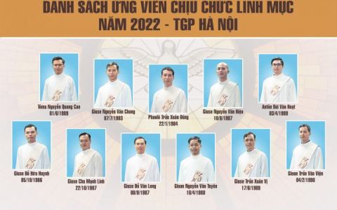 TGP. Hà Nội sắp có lễ Truyền chức Linh mục