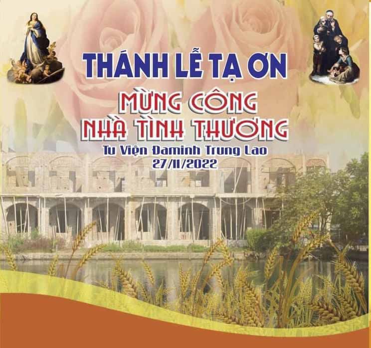 Đa Minh Trung Lao mừng công nhà tình thương