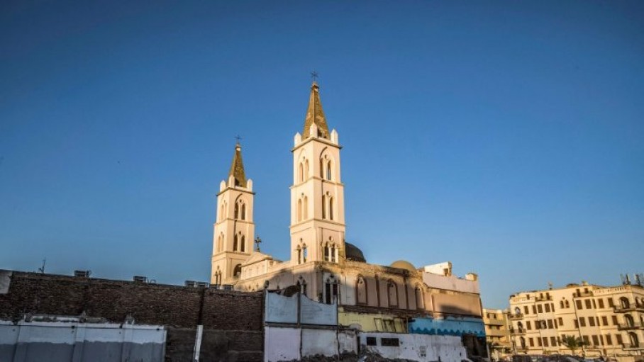 nha tho coptic o phia nam thanh pho luxor