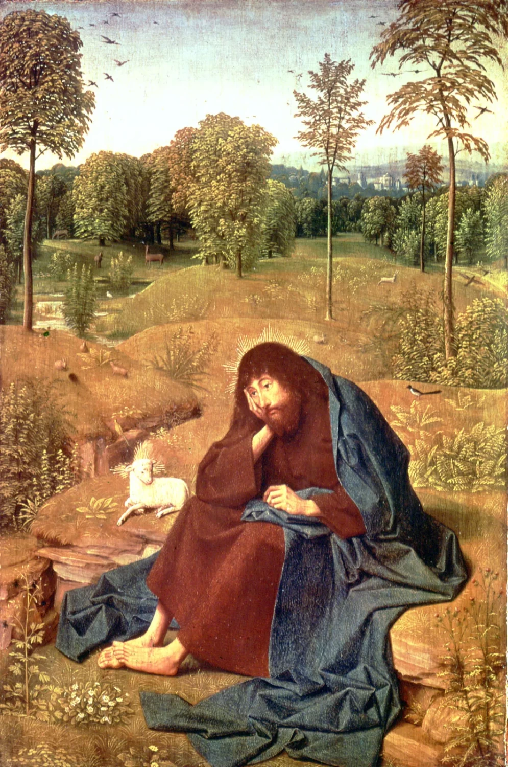 john the baptist oil panel wilderness geertgen jpg