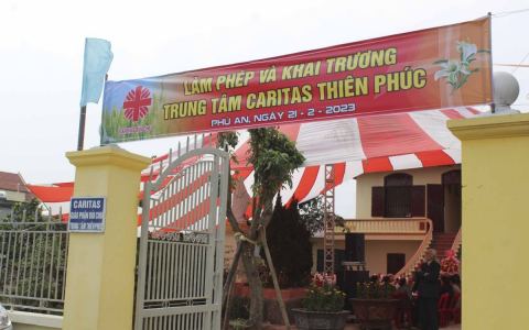 Khai trương trung tâm Caritas Thiên Phúc