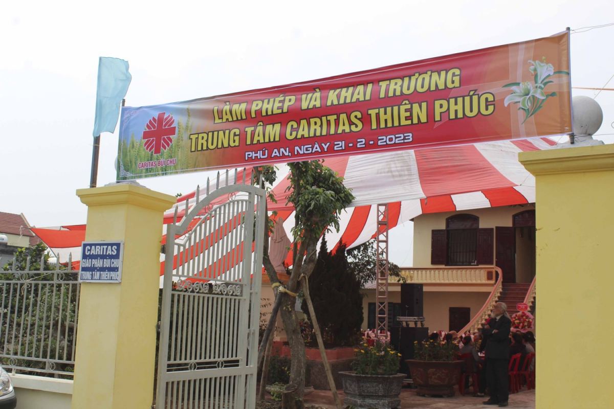 Khai trương trung tâm Caritas Thiên Phúc