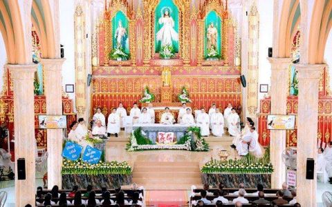 Cha Giuse Cao Duy Giáo dâng thánh lễ tạ ơn