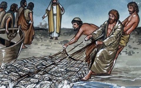 Chúa Phục Sinh hiện ra trên bãi biển
