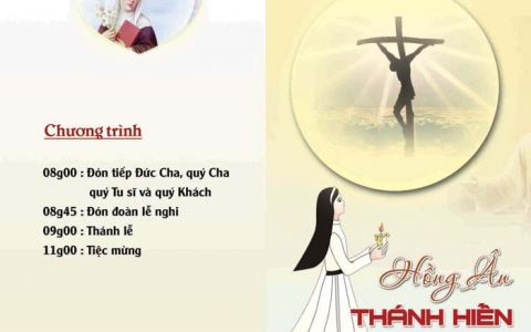 Thông báo Lễ khấn Dòng Đaminh Bùi Chu