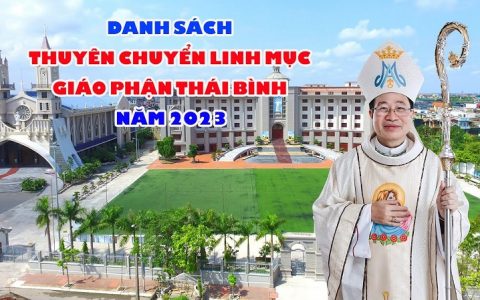 Thái Bình: Thuyên chuyển & bổ nhiệm 72 linh mục
