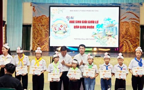 Kỳ thi học sinh giỏi Giáo lý Giáo phận năm 2023