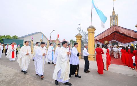 Phú Lục, khánh thành Đài lòng thương xót