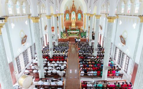 Thánh lễ chính tiệc tuần chầu giáo xứ Xuân Phương