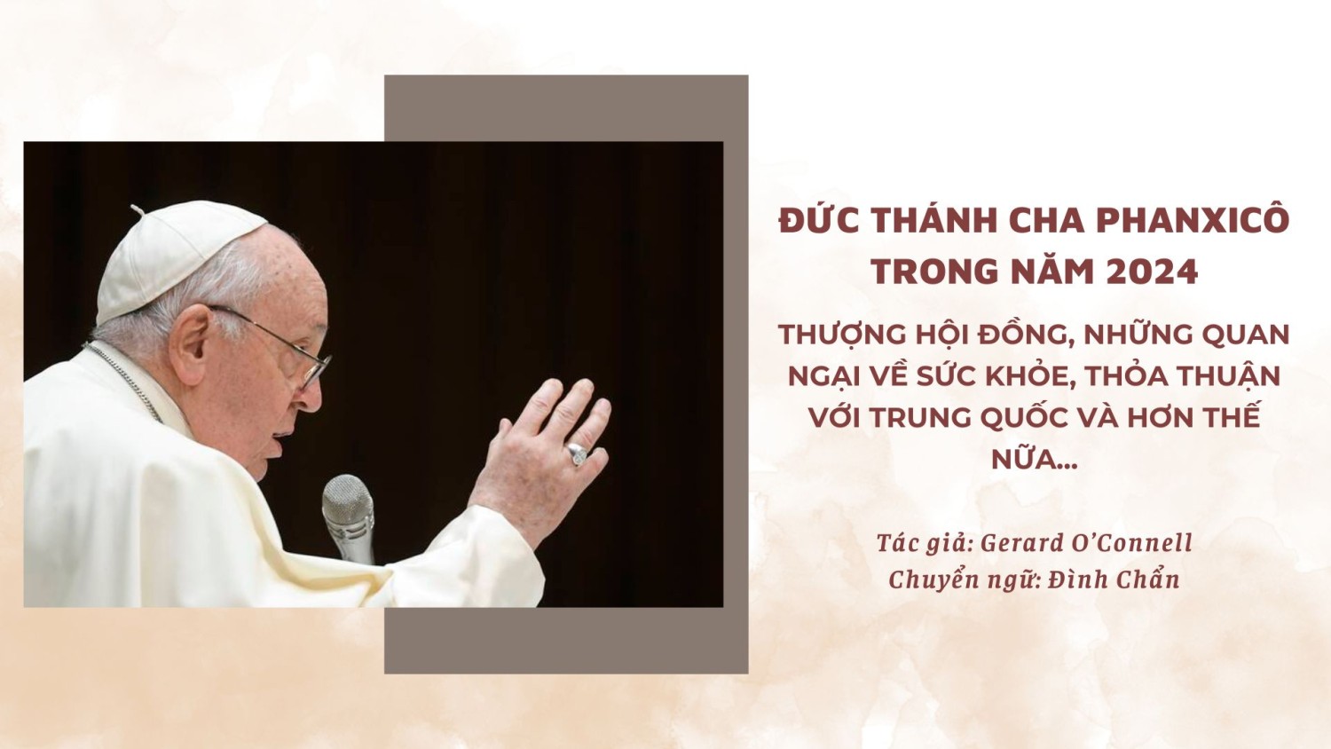 duc thanh cha phanxico trong nam 2024 thuong hoi dong nhung quan ngai ve suc khoe