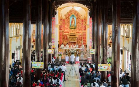Giáo xứ Phong Lâm bế mạc Năm Thánh