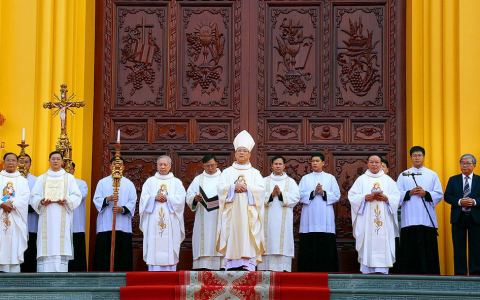Cung hiến Đền Thánh Trung Lao sau 6 năm tái thiết