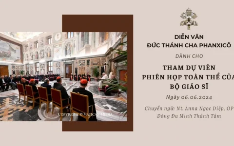 Diễn văn ĐTC dành cho tham dự viên phiên họp toàn thể của bộ giáo sĩ