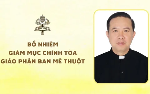 Bổ nhiệm Giám mục chính tòa giáo phận Ban Mê Thuột