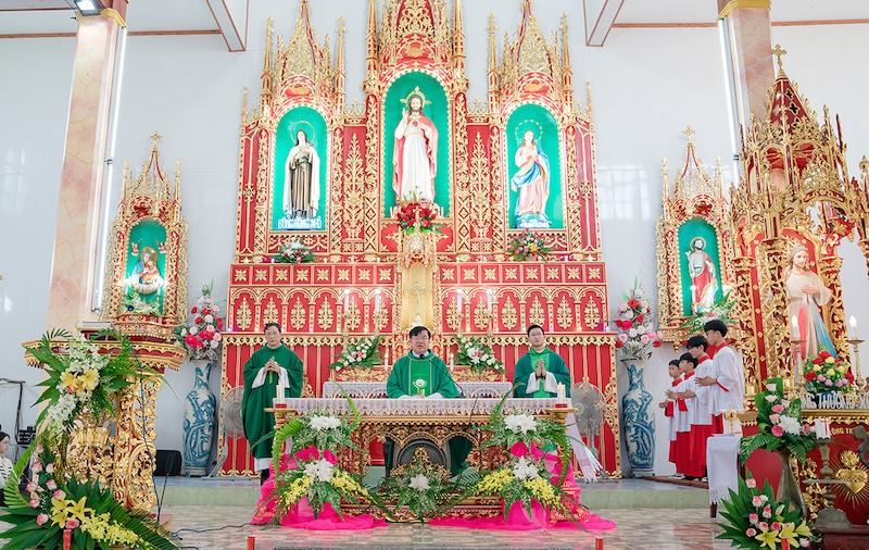 Giáo họ Ninh Mật: Mừng kính Thánh Quan Thầy